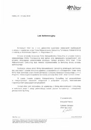 consulting referencje